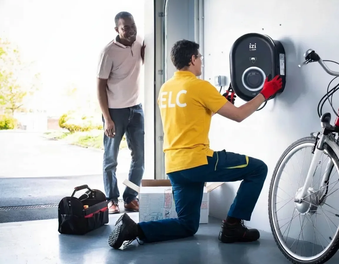 Borne de recharge IRVE à Montreuil